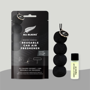 Reusable Car Air Freshener ALL BLACKS - Coconut + Lime