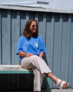 Can Tab Tee - Purple/White