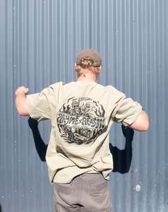 Skeleton tee - Eucalyptus