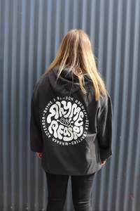 Can Tab Hoody - faded black