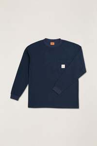 Vintage Pocket Ls Waffle Midnight