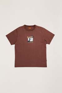 Tune In Vintage Ss T-Shirt Chocolate