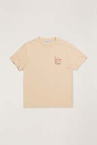 Mens T Shirts: Bike Wanderer Ss T-Shirt Sand