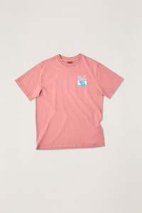 Echoes Vintage Ss T-Shirt Dusty Rose