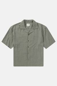 Mens Best Sellers: Relaxed Check Ss Shirt Olive