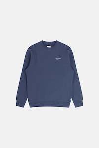 Mens Fleece: Brand Fleece Crew Navy