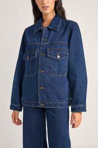 Womens Jackets: Demi Oversized Denim Jacket