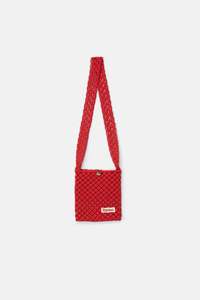 Crochet Shoulder Bag Red
