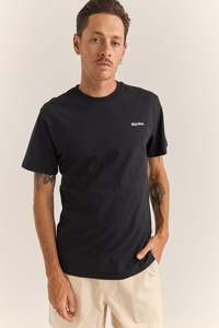 Rhythm Mens Classics: Brand Tee Black