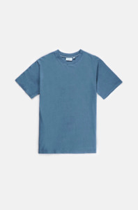 Rhythm Mens Classics: Classic Vintage Tee Mineral Blue