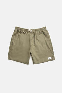 Rhythm Mens Classics: Classic Linen Jam Vintage Olive