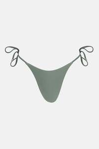 Classics Swimwear: Classic Tie Side Hi Cut Pant Olive