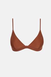 Classics Swimwear: Classic Bralette Top Rust