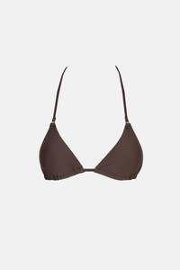 Classics Swimwear: Classic Slide Tri Top Chocolate
