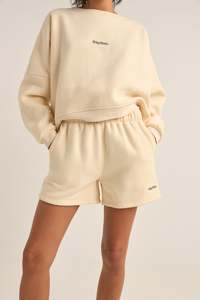 Sets: Logo Fleece Shorts Oat