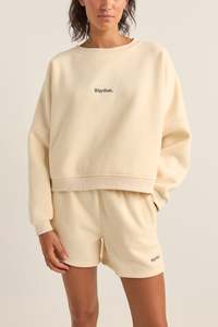 Sets: Logo Crew Neck Fleece Oat
