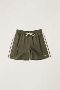 Woven Tape Beach Short Olive