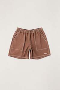 Contrast Stitch Jam Chocolate