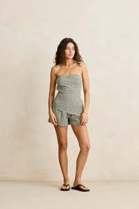 Womens Best Sellers: Lottie Check Short Brown