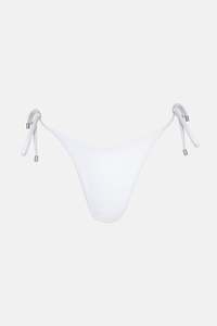 Set Classic Tie Side: Classic Tie Side Hi Cut Pant White