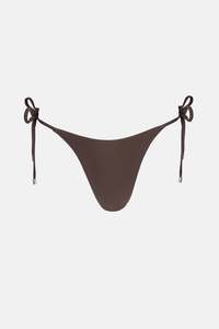 Set Classic Tie Side: Classic Tie Side Hi Cut Pant Chocolate