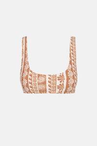 Womens Sale: Seafarer Crop Top Brown