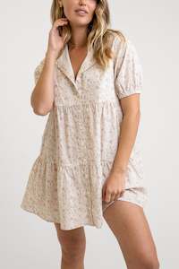 Womens 70 Off: Bouquet Mini Dress Ivory