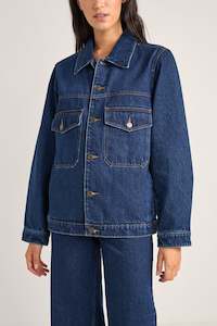 Sun Shade: Demi Oversized Denim Jacket