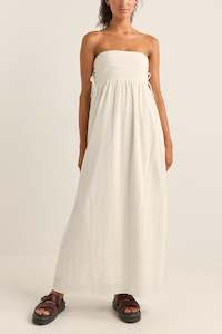 Womens Clothing Sale: Zali Tie Side Maxi Dress Coconut