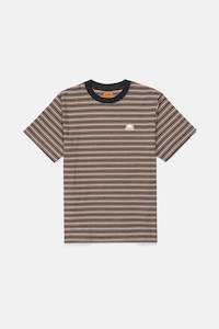 Vintage Stripe Ss T-Shirt Latte
