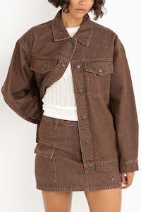 Womens Jackets: Oversized Denim Jacket