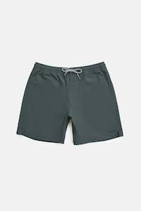 Rhythm Mens Classics: Classic Beach Short Silver Pine
