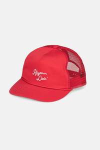 Script Trucker Cap Red