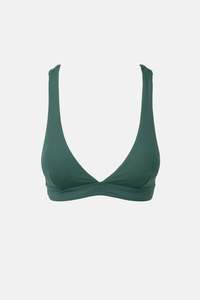 New Swim Arrivals: Lily Rib Tall Tri Top Forest