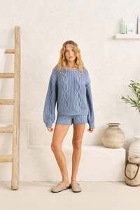 Womens Best Sellers: Stanley Cable Knit Slate