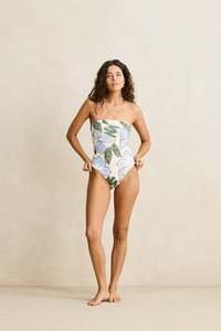 New Swim Arrivals: Gigi Flora One Piece Blue