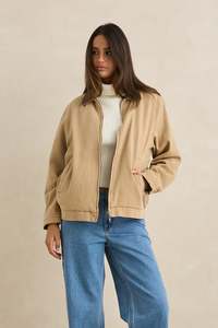 Womens Jackets: Jamie Jacket Sand