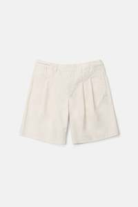 Pleated Short Natural