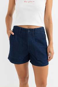 Womens New Arrivals: Fatigue Denim Short Dark Denim