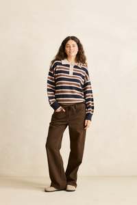 Shoreline Rugby Sweater Sand