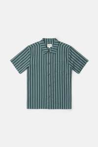 Mens Sale All: Eli Stripe Ss Shirt Teal
