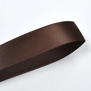 Brown Satin Ribbon: Brown
