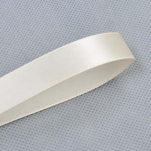 Cream satin Ribbon: Cream