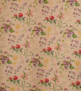 Products: PRINTED KRAFT WRAPPING PAPER SOFT FLORAL MULTI - Ribbon & Blues
