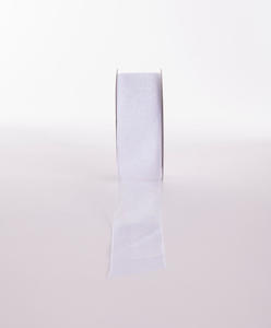 Products: WOVEN EDGE ORGANZA RIBBON WHITE - Ribbon & Blues