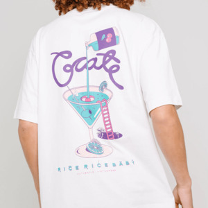 Products: Martini Time Box Fit Unisex Tee - Rice Rice Baby