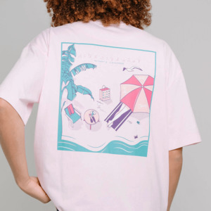 Beach Picnic Box Fit Unisex Tee - Rice Rice Baby