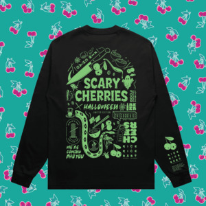 Glow in the Dark Halloween Special Unisex Long Sleeve - Rice Rice Baby