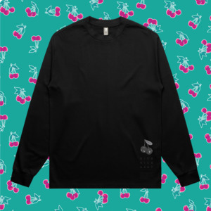 Products: INCOGNITO MODE MEN'S HEAVYWEIGHT BLACK LONG SLEEVE - Rice Rice Baby