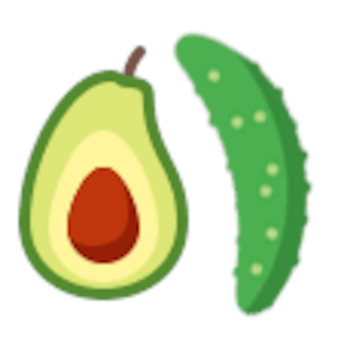 Avocado Cucumber Sushi